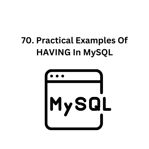 71.Providing Names (Aliases) To Fields In MySQL